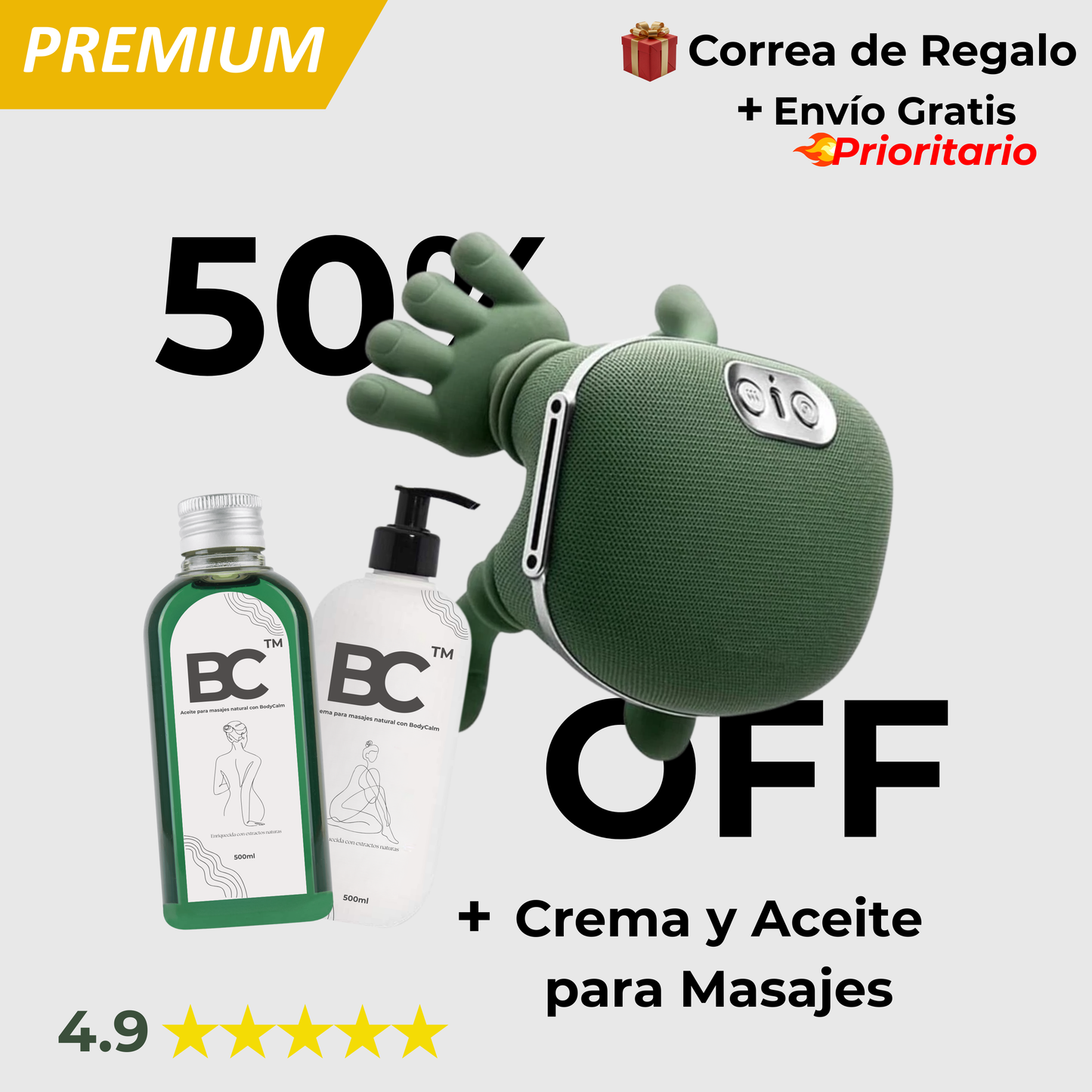 BodyCalm™ Pack Masaje, Alivio que no depende de turnos